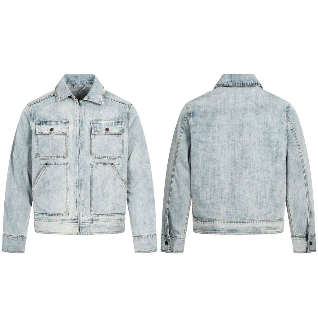 Fashionable denim sports casual jacket